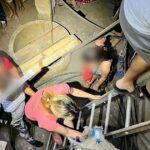 INM finds 70 migrants in a water well and machine room of a hotel in Oaxaca