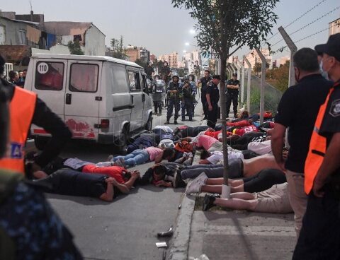 Incidents and detainees in a faction of the Independiente bar