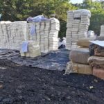 Part of the more than a thousand kilograms of drugs incinerated by the Attorney General's Office