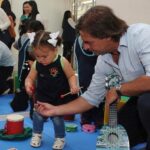 Lacalle Pou led the opening of an early childhood care center in Salto