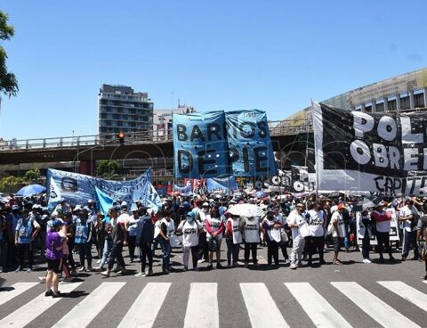 Left-wing piquetero organizations will mobilize to Plaza de Mayo