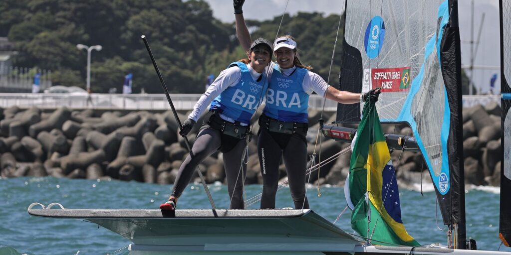 Martine Grael and Kahena Kunze are runners-up in the Princess Sofia Trophy