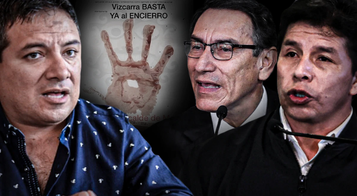 Mayor of Moche who snubbed Pedro Castillo also sent a letter to Vizcarra signed in blood