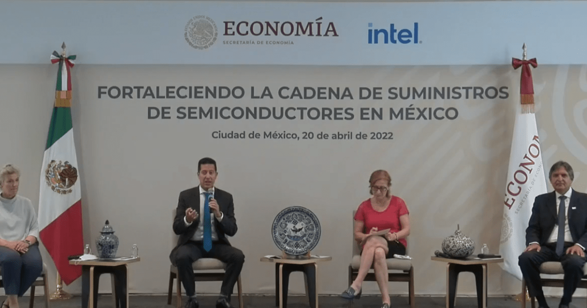 Ministry of Economy and Intel agree to promote design and production of chips in Mexico