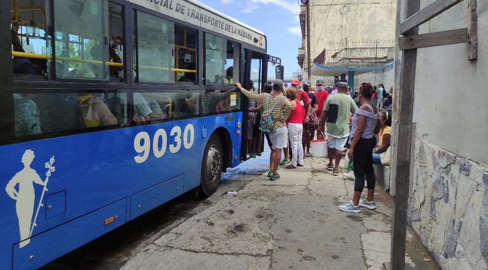 More than half of the buses in Havana are out of service