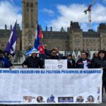 Nicaraguans in Canada protest against the Ortega regime