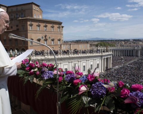 El menaje Urbi et Orbi del Papa Francisco. Foto: Angelus News.