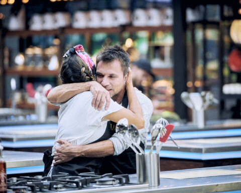 Ramiro Meneses and Aida Bossa are saved from going to the elimination challenge in MasterChef