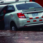 Santa Cruz: delayed flights and damaged cars after rains