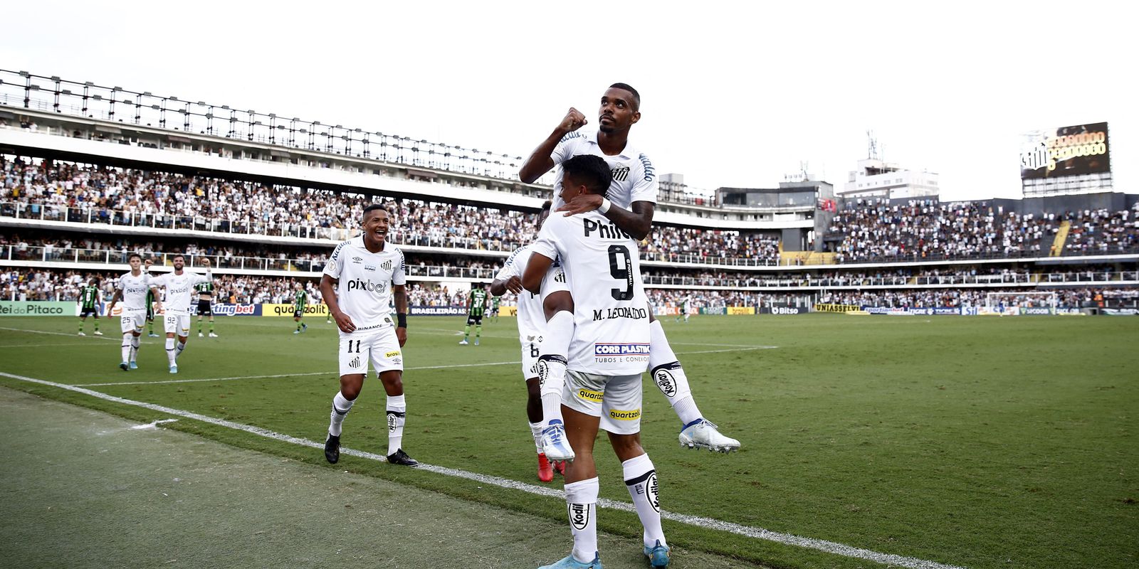 Santos wins América-MG and becomes leader of the Brazilian