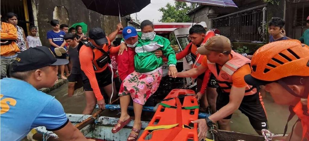 Search for survivors of landslides in the Philippines that left 42 dead