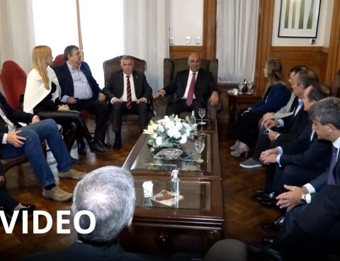 Senators from the Front of All met with Governor Jaldo and Manzur