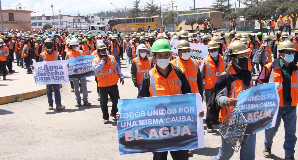Southern Peru will restart activities in Cuajone after regaining control of the Viña Blanca reservoir