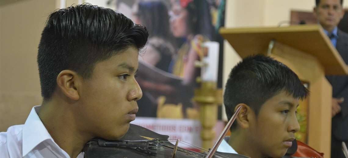 The Guarani voices of the Palmarito Choir and Orchestra make themselves felt again