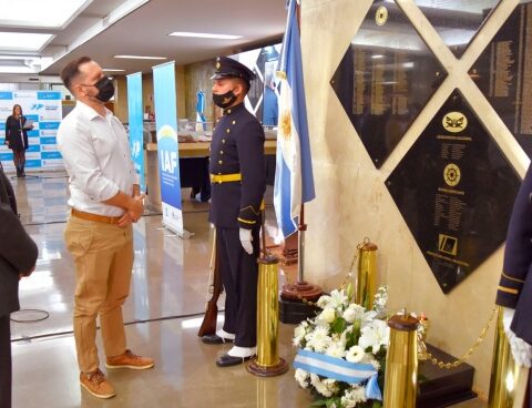 The IAF honored veterans of the Malvinas War in the run-up to the 40th anniversary