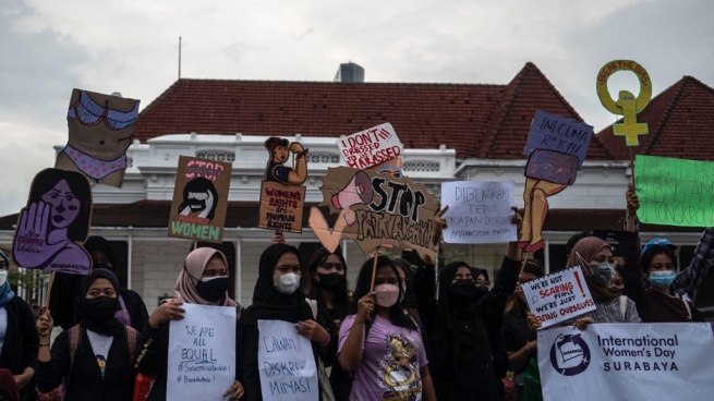 The Indonesian Parliament passed a law against sexual violence