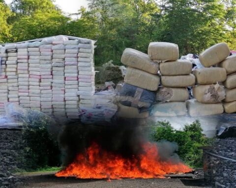 La PGR incinera más de mil kilogramos de drogas