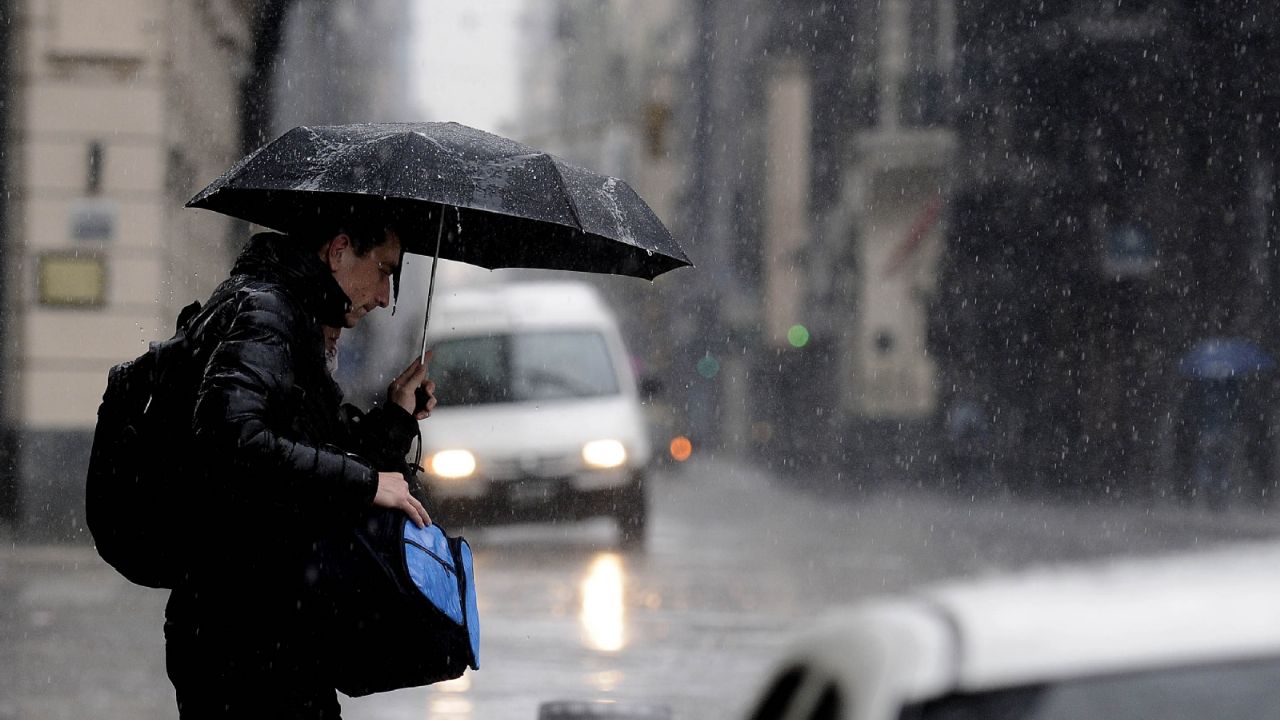 The SMN extended the meteorological alert to 14 provinces due to heavy rains and snowfall
