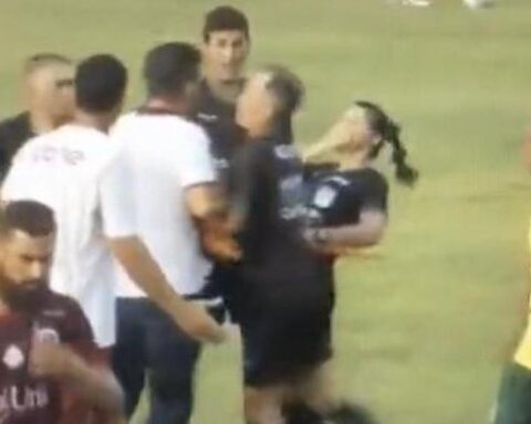 The coach who headbutted a line judge is fired