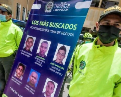 The most wanted people by the Police in Bogotá