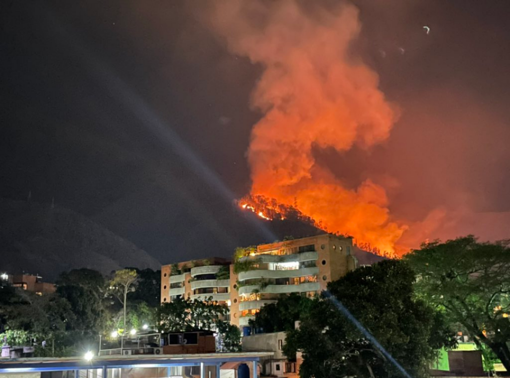 incendio El Ávila