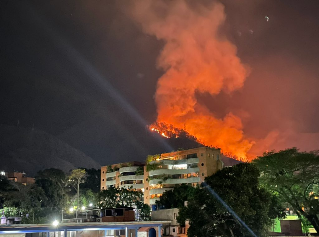 incendio El Ávila
