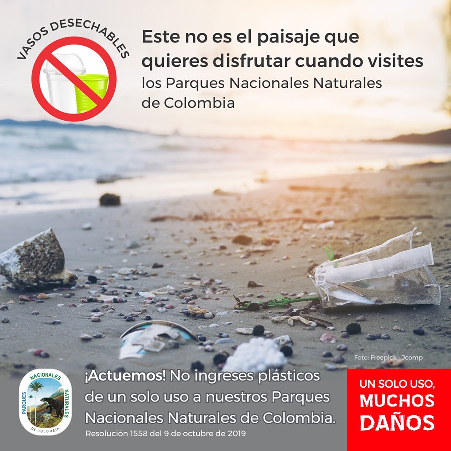 Tourists who are going to visit the National Parks during Holy Week will not be able to enter single-use plastics