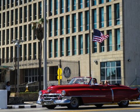 Embajada de Estados Unidos en La Habana. Foto: AFP.