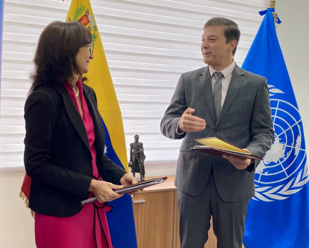 Venezuela signs technical cooperation with UNDP