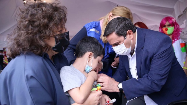 Vizzotti launched the Vaccination Week of the Americas from Tucumán