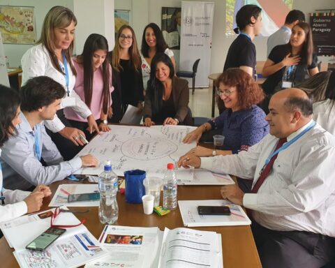 tidying up the house