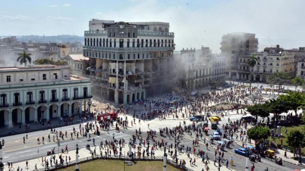 Una española, entre los muertos en el hotel de La Habana