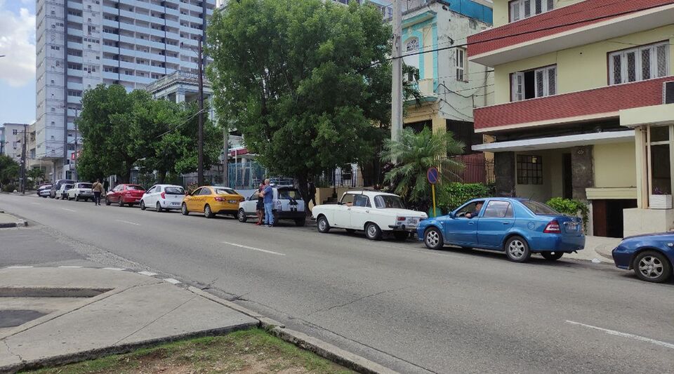 Again, long queues at gas stations and fuel shortages in Cuba