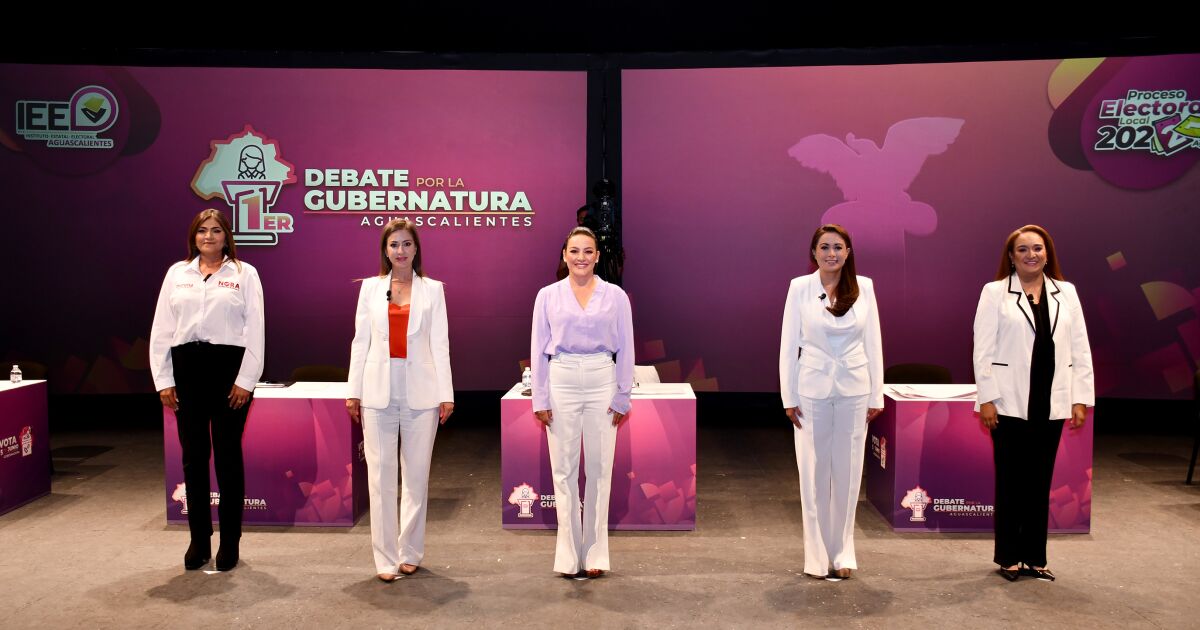 Aguascalientes candidates cross proposals and offenses in debate