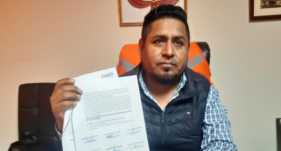 Alderman Wilfredo Flores: "Mayor Medina cannot ignore agreements in the Provincial Municipality of Tacna"