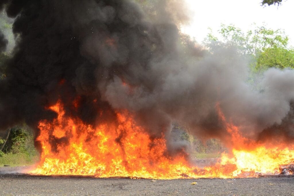 Autoridades incineran más de 600 kilogramos de drogas