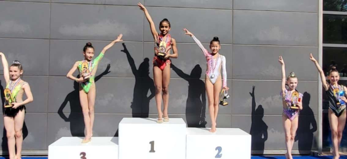 Bolivian gymnast Megan González shines in the United States