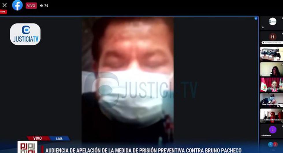 Bruno Pacheco reappeared in a court hearing from hiding for the Tarata Case