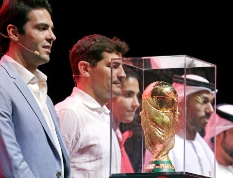 Casillas and Kaká led the launch of the World Cup tour