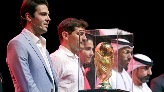 Casillas and Kaká led the launch of the World Cup tour