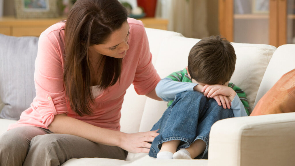 Children with anxiety after going back to school