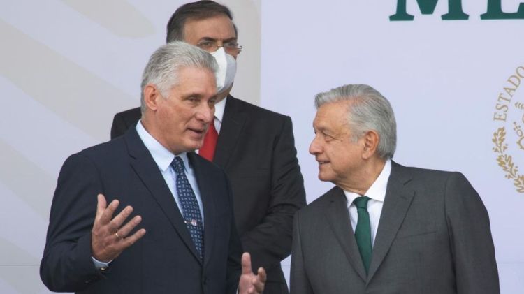 López Obrador AMLO Díaz-Canel Cuba México