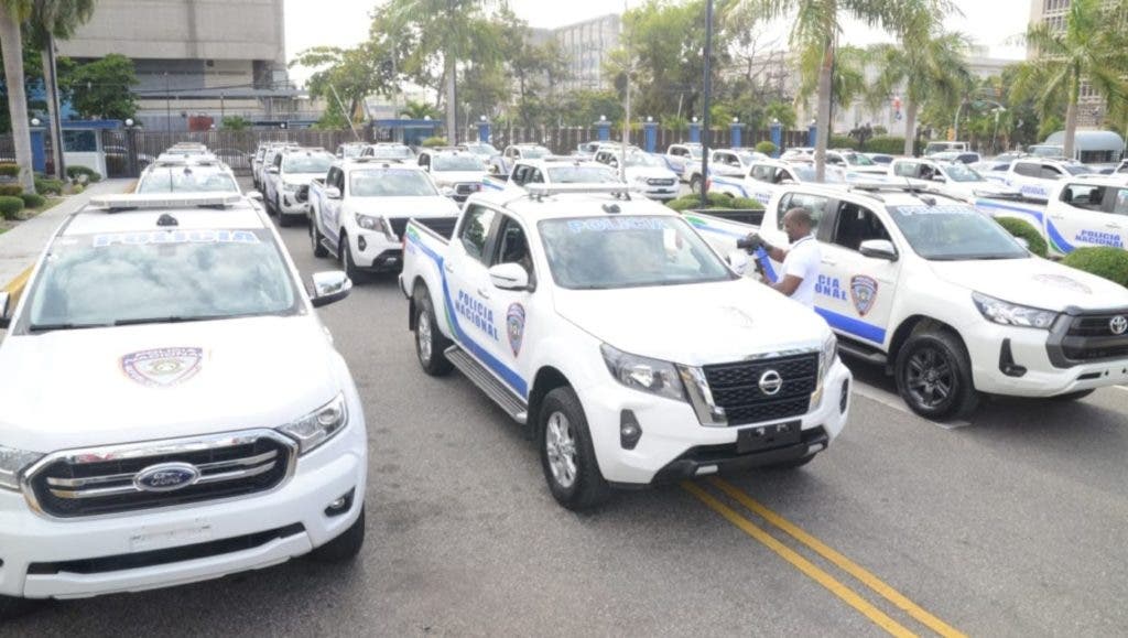 Trucks to which cameras were integrated for patrolling in the intervened neighborhoods of the capital and provinces to reduce crime,
