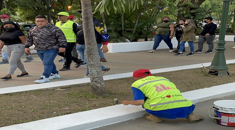 Comprehensive rehabilitation of Los Próceres Monumental Walk supervised