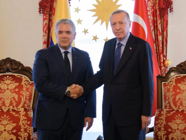 Duke meets with Turkish President Tayyip Erdogan