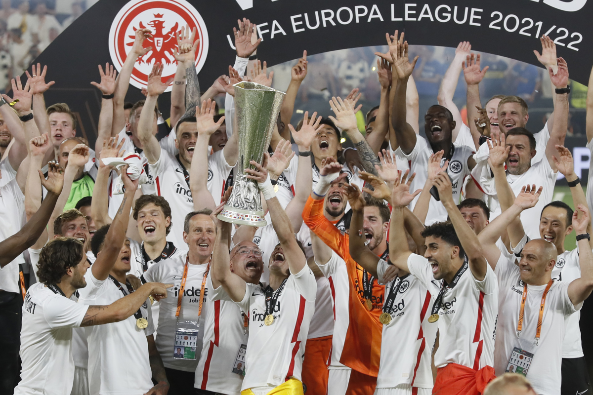Eintracht Frankfurt, champion of the Europa League