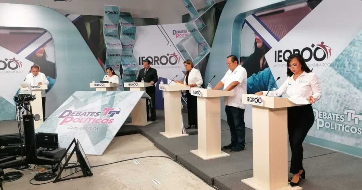 #Elections 2022: leaders exchange accusations in debate in QRoo