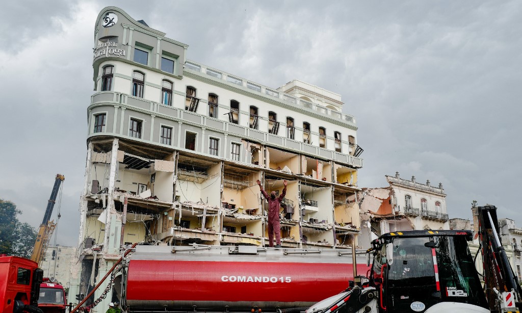 Explosion of a luxury hotel in Havana (Cuba) leaves at least 22 dead