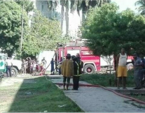 incendio, Cuba