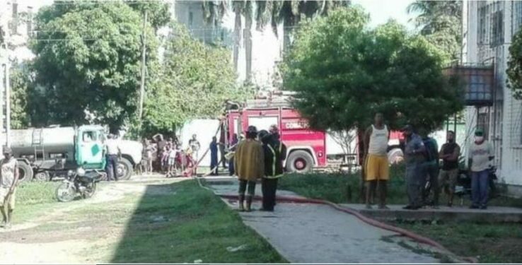 incendio, Cuba